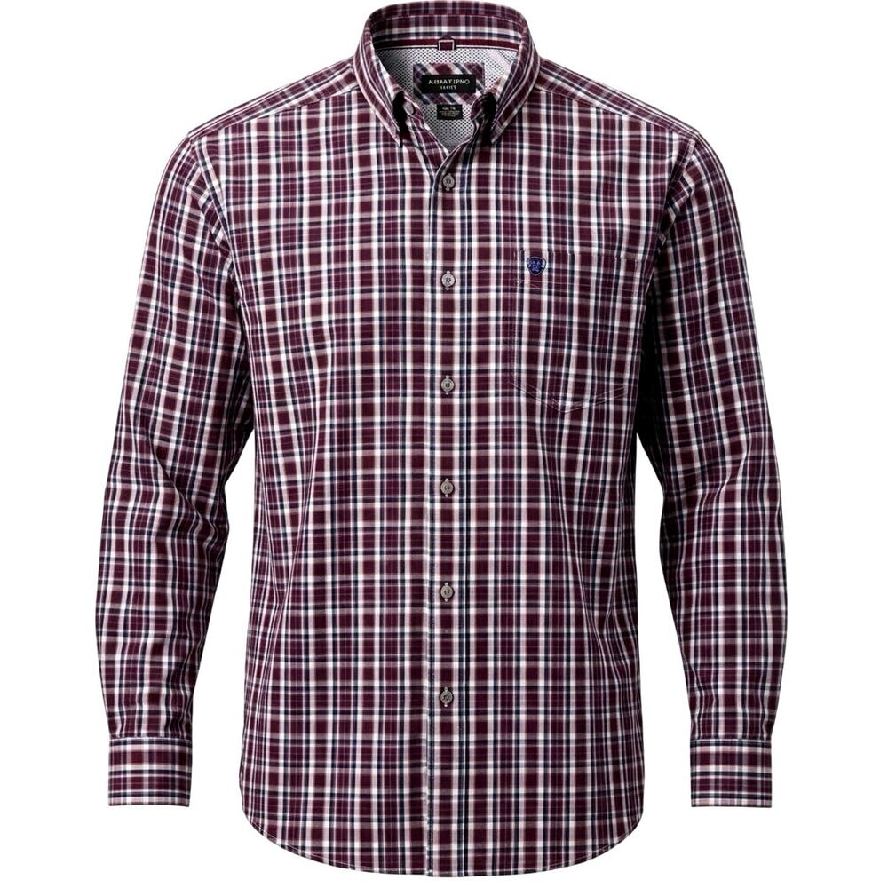Ariat Pro Series Plaid Button Down Shirt XL Long Sleeve Western